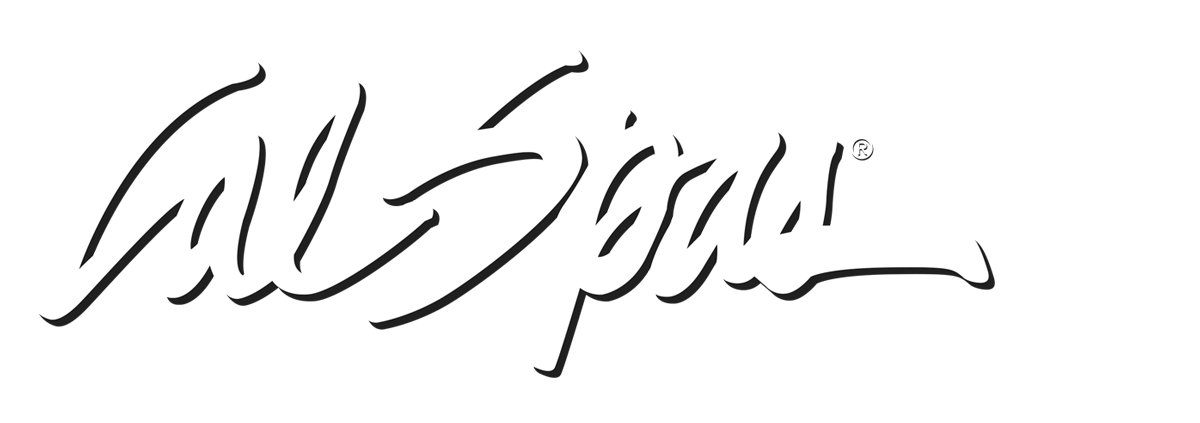 Calspas White logo hot tubs spas for sale Santa Maria