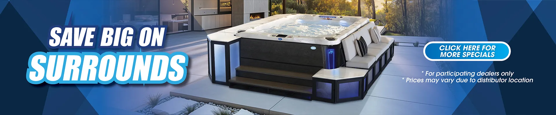 Calspas hot tub being used in a family setting - Santa Maria