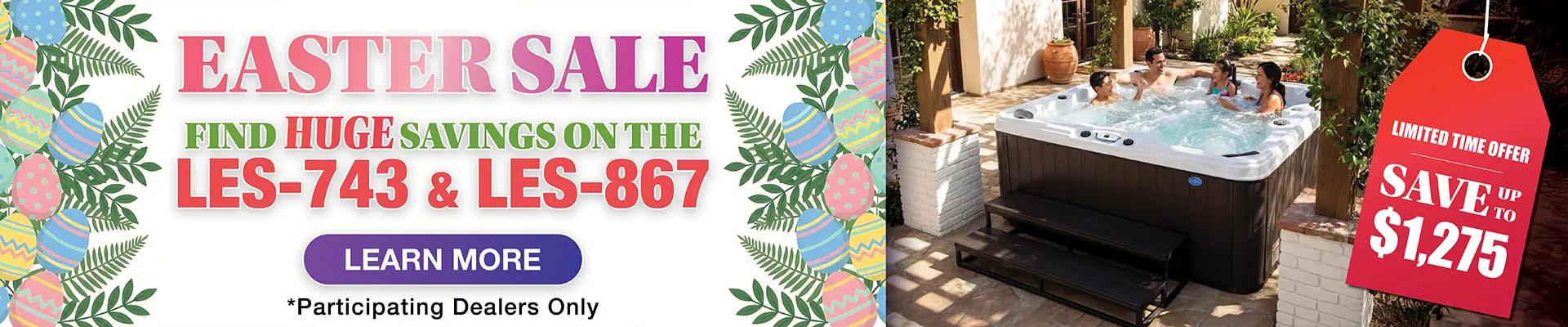 Calspas hot tub being used in a family setting - Santa Maria